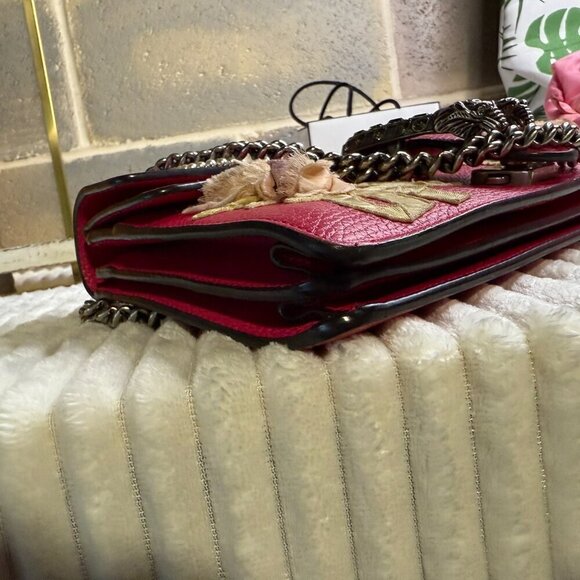 Auth Gucci GUCCIFY Embellished Dionysus Leather Shoulder Bag - Picture 14 of 16